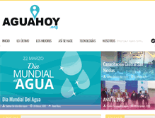 Tablet Screenshot of aguahoy.org